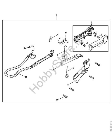 Impugnatura di comando BT 230 BT 230 brand Stihl